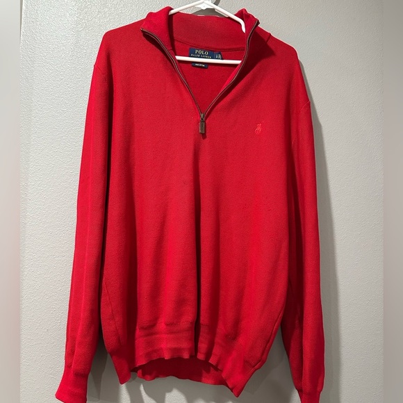 Polo Ralph Lauren Men's Red Sweater. Pimacotton - Picture 4 of 7
